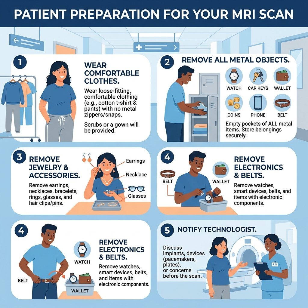 MRI Scan Preparation Steps